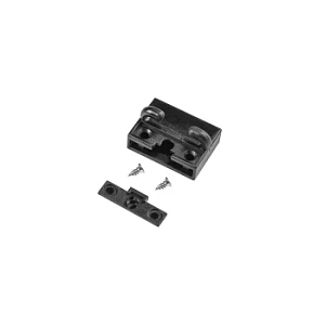 Фиксатор-заглушка для текстильного трека открытого типа, система DIOSSA 48V, BLACK