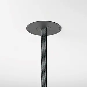 Встраиваемый подвод питания с драйвером, система DIOSSA 48V, 200W, BLACK